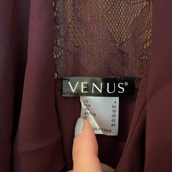 Purple Venus button blouse - Picture 4 of 4